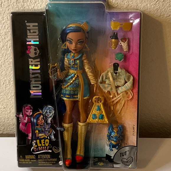 Monster High Doll with Blue and Gold Outfit - Picture 1 of 5
